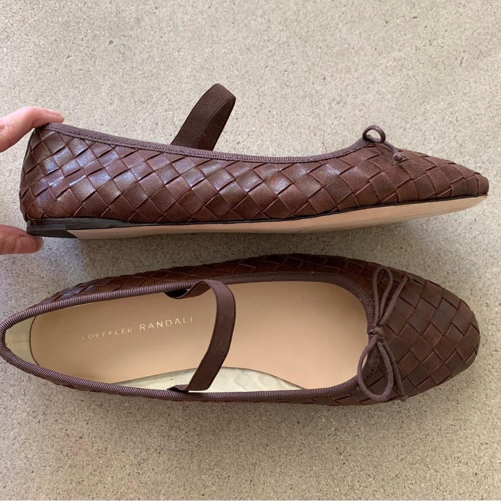 Loeffler Randall Leonie Woven Ballet Flat